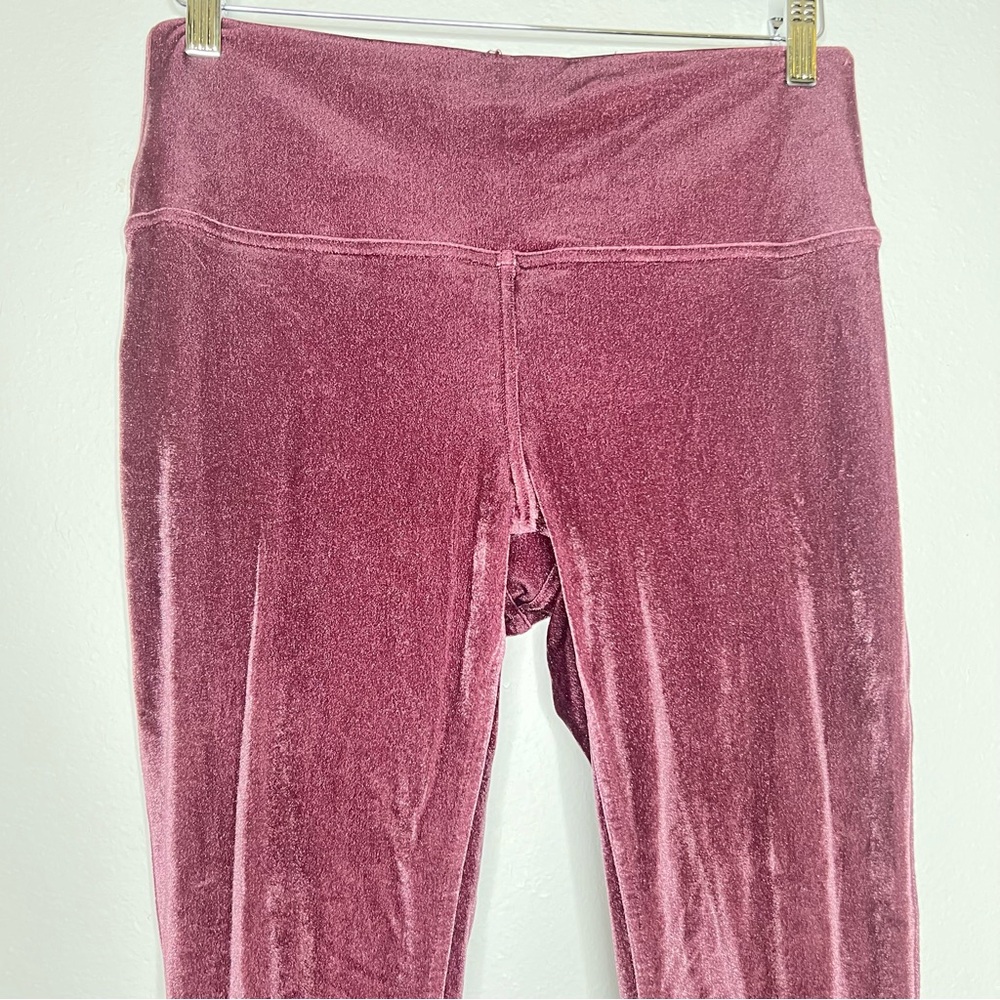 Lululemon Wunder Under High Rise Pink Velvet Leggings Womens Size 12 - Picture 3 of 13
